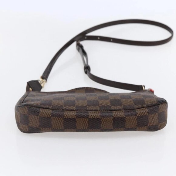 LOUIS VUITTON Damier Ebene Pochette Accessoires Pouch N41206 LV Auth 147934 - Picture 7 of 16